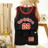 Nuevo Conjunto de Uniforme de Baloncesto Traje Deportivo Infantil Niños y Niñas Chaleco de Baloncesto Ropa de Secado Rápido Venta al por Mayor