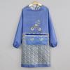 Delantal de Manga Larga para Mujer, Adecuado para Uso en la Cocina del Hogar en Verano, Ropa de Trabajo Delgada con Estilo, Disponible en Múltiples Colores