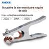 Acessórios para máquinas de solda grampo de arame de aterramento engrossado braçadeira de alça de soldagem braçadeira de solda de arco de argônio braçadeira de solda de fio de terra de cobre