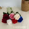 Arranjo de Cena de Flor Artificial Rosa Redonda Grande Arranjo de Flores para Salão de Casamento Decoração de Interior Buquê de Flores Artificiais