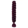 165g Trenza Jumbo Cabello Trenzas Africanas Largas Peluca Hip Hop Fibra de Alta Temperatura Peluca
