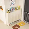 Sapateira de Entrada de Casa com Porta Gabinete de Sapatos Multicamadas Corredor de Hall 2026 Novo Simples Armazenamento Integrado Montado na Parede