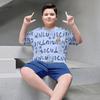 Pijama para Hombre Algodón Puro Juvenil Verano 2025 Nuevo Transpirable Manga Corta Jersey Delgado Ropa para el Hogar Conjunto de Dos Piezas
