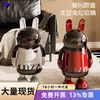 Papelera Creativa Dibujos Animados Hogareña Tapa abatible Orejas de Conejo de Alto Valor Cubo de Plástico de Gran Capacidad para Almacenamiento en Cocina Sala de Estar