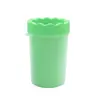 Copo para lavar pés de cachorro, copo de silicone para limpeza de pés de animais de estimação, artefato portátil para lavar pés de cachorro, copo para lavar pés de animais de estimação