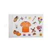 Productos del Mundial 2026 de EE. UU., Canadá y México Merchandising para Fans Pegatinas de Países Pegatinas Faciales de Animación Pegatinas de Tatuajes