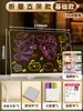 Prancheta de Desenho Luminosa para Crianças Dupla Face Acrílica Fluorescente Brilhante Desenho Criativo Pintado à Mão Brilhante Mágica