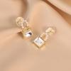 Aretes de Perlas Diseño Nicho Sentido Avanzado Aretes Temperamento para Desplazamiento Diario Clip para Oreja Plato Incienso Mosquitos