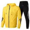 Nuevo Conjunto de Sudadera de Moda Europea y Americana Primavera/Otoño 2023 Traje Deportivo Casual Elegante para Hombre con Pantalones Largos