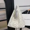 Bolsa de Ombro Minimalista Transfronteiriça com Bolinhas Texturizadas para Mulheres, Novo Modelo 2026, Bolsa de Mão/Ombro Versátil de Veludo Cotelê de Alta Qualidade