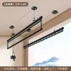 Tendedero de ropa de manivela para balcón, poste elevable para secar ropa, doble poste fijo, tendedero automático para uso doméstico, manual, montado en la parte superior, ropa de enfriamiento