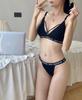 Estilo francés sexy deseo puro belleza espalda descubierta sujetador envuelto en el pecho traje de ropa interior estudiante chica cómodo push up transpirable verano