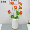 Flor de Loto Artificial de un Tallo con 5 Cabezas para Decoración de Estanques y Peceras, Accesorios Mayoristas de Lotos y Nenúfares, Flores Artificiales