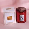 Vela de Aromaterapia DIY Vaso de Vidrio Grabado Ins Cera Vegetal Fragancia Sin Humo Aceite Esencial Caja de Regalo Cera de Soja Ecológica