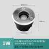 Luzes LED subterrâneas ultrafinas para exterior à prova d'água luzes de embutir no solo luzes enterradas luzes de jardim luzes de gramado luzes de parede externa refletores