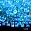 Não. 30 fundo plano diamante de vidro strass diy jóias de unhas redondas de cristal pedra caso do telefone móvel boneca vara broca cerca de 6,5 milímetros