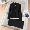 Cardigan Blazer Rojo con Cuello Alto y Manga Larga para Otoño/Invierno 2026, Traje de Negocios para Mujer con Pantalones de Campana, Conjunto de Dos Piezas