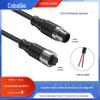 Conector de Cabo de Alimentação à Prova d'Água M12 Personalizado 2P3P4P5P8 Núcleos Macho e Fêmea Conexão de Plugue de Aviação para Sensor