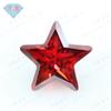 Huagang gema Rubí AAA pentagrama circón Wuzhou gema artificial cz Haoshi Granate Rojo