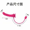 Kangding App Plug Anal Portátil para Adultos de Doble Cabezal y Doble Vibración