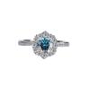 Anillo de diamantes río estrella de moissanita de plata S925 para mujer, chapado en platino, matrimonio, princesa, puede si anillo de diamantes estrella al por mayor