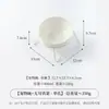 Estilo Casual Tigela Branca Pura de Gato e Osso de Peixe com Suporte para Tigela para Evitar Virar Tigela para Pet Tigela de Cerâmica para Gato e Cachorro Proteção do Pescoço Tigela de Água Bacia para Gato