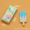 Mini artículos de simulación, helado, paleta, casa de muñecas, modelo, adornos, juguetes de casa de juego, supermercado en miniatura, bocadillos, juego