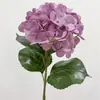 Película de simulación con contenido Yang, 3D de una sola hortensia de 4 hojas, flor de hortensia para maceta en casa, decoración para exteriores