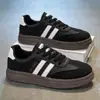 Zapatillas de entrenamiento alemanas para hombre, nuevo modelo otoño 2026, transpirables, elegantes, zapatillas deportivas casuales, versátiles, de moda, con bloques de color, con cordones