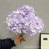 Flores Artificiales, Hortensia de 5 Cabezas, 27 Pétalos, Decoración para Salón de Bodas, Flores Falsas, Flores Base para Arreglo de Piso de Boda, Ramo de Hortensia de 5 Cabezas