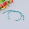 Pulsera Trenzada de Cuerda de Cera Accesorios DIY Transfronterizos para Pareja Masculina y Femenina Ajustable Semiterminada Trenzada Cuerda de Mano Accesorios Venta al Mayoreo