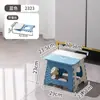 Taburete Plegable para el Hogar Silla de Puesto Silla Plegable de Plástico Portátil para Pesca al Aire Libre Camping Banco Pequeño Plegable Venta al por Mayor