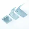 Dobradiça de aba de caixa de ferro soldável industrial, caixa de ferro, armário, porta, aba, aba de aba alargada e alongada de ferro galvanizado revestido de cor espessado dobradiça dobradiça