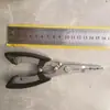 Alicates Multifuncionales Luya Acero Inoxidable Cortacables Leftage Control de Anzuelos Pinzas para Peces Abre Argollas Alicates Luya Tijeras de Pesca