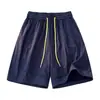 Pantalones Cortos Deportivos de Secado Rápido Estilo Americano para Hombre, Pantalones de Playa de Sensación Hielo para Verano, Estilo Funcional Japonés, Pantalones Cortos Sueltos Finos de Cinco Puntos
