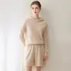 Sudadera con capucha Konsaini Yarn 100% Cachemira para mujer Lista para usar Suéter de Cachemira Versátil Casual