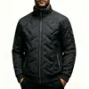 Abrigo de algodón de comercio exterior para hombre, chaqueta de invierno nueva, cuello alto, estilo corto, abrigo cálido acolchado de algodón, ropa de algodón engrosada