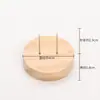 Base de Madera Muñeca Tejida a Mano con Ganchillo Muñeca de Fieltro de Lana Soporte Fijo para Base de Pie Soporte de Exhibición para Figuras