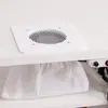 Mesa de Manicure Embutida Coletor de Pó Máquina de Pó de Unha Alta Potência Loja de Manicure Limpeza Especial para Remoção de Unha