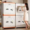 Caja de Almacenamiento Plegable para Ropa y Artículos Varios, Caja Organizadora de Ropa de Capacidad Extra Grande, Caja de Almacenamiento Ampliada y Engrosada con Apertura Frontal