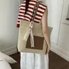 Bolso de Axila de Gran Capacidad de Gama Alta Estilo Coreano Bolso de Mano para Mujer 2026 Nuevo Bolso Tejido de Paja Bolso de Hombro Simple