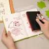 Sello de Registro de la Ciudad de la Impresión de Yangzhou Libro de Sellos Cuaderno Conmemorativo de Viaje de Yangzhou Bloc de Notas Magnético Exquisito para Refrigerador
