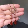Novos Brincos de Clipe Estilo Chinês Antigo para Mulheres, Brincos Étnicos de Nicho, Acessórios de Saia Rosto de Cavalo Retrô Estilo Chinês, Brincos Longos e Brincos
