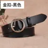 Cintos Casuais Feitos Sob Medida em Wenzhou para Mulheres com Fivela de Pino, Cintos de Couro Bovino com Logotipo em Relevo, Atacado de Fábrica