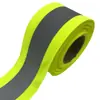 Cinta Reflectante Fluorescente Amarilla para Coser de 5 cm, Accesorios de Cinta para Ropa de Seguridad, Fabricante de Tira de Borde de Advertencia para Correr de Noche