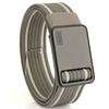 Cinturón de nailon casual con hebilla metálica nueva 2024, cinturón de moda para hombre