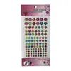 Adesivo de Diamante 6mm Adesivo Facial de Acrílico Diamante Crianças DIY Diamante Colorido Adesivo Decorativo para Carro Patch de Gema de Cristal