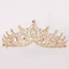 Accesorios de boda transfronterizos corona corona de cumpleaños de pedrería barroca vintage europea y americana diadema joyería de aleación para bodas