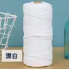 Cuerda de Algodón Colorida de 3 mm / 50/100 m Cuerda Trenzada Hecha a Mano para Manualidades DIY Bolsa para Tapiz Posavasos Bolsa de Material Cuerda de Algodón