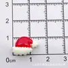 Mini Serie Navideña de Dibujos Animados Accesorios de Resina DIY Pegamento de Crema Muñeco de Nieve Arte de Uñas Navideño Pasador Accesorios para Joyería